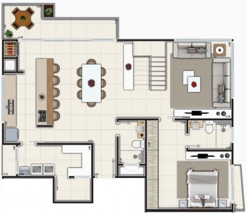 Imagem Cobertura com 3 Quartos à Venda, 215 m² em Alto Da Glória - Curitiba