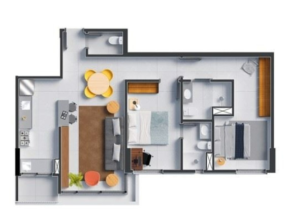 Imagem Imóvel com 2 Quartos à Venda, 71 m² em Sul (águas Claras) - Brasília Imagem Imóvel com 2 Quartos à Venda, 71 m² em Sul (águas Claras) - Brasília
