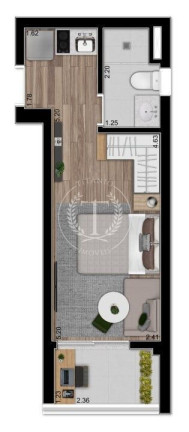 Imagem Apartamento com 1 Quarto à Venda, 26 m² em Vila Guarani (z Sul) - São Paulo