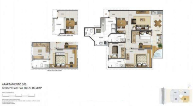 Imagem Imóvel com 3 Quartos à Venda, 86 m² em Recreio Dos Bandeirantes - Rio De Janeiro
