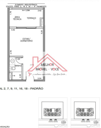 Apartamento com 1 Quarto à Venda, 31 m² em Moema - São Paulo