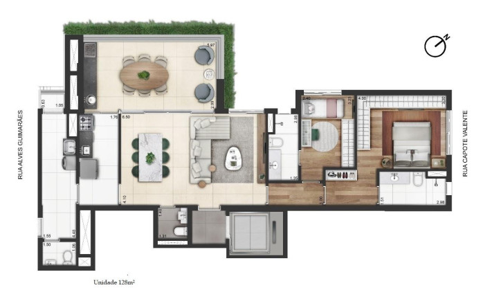 Imagem Apartamento com 2 Quartos à Venda, 128 m² em Pinheiros - São Paulo