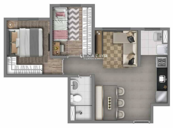 Imagem Apartamento com 2 Quartos à Venda, em Jaragua - São Paulo Imagem Apartamento com 2 Quartos à Venda, em Jaragua - São Paulo