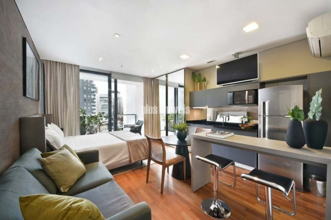 Imagem Apartamento com 1 Quarto para Alugar, 35 m² em Vila Olímpia - São Paulo Imagem Apartamento com 1 Quarto para Alugar, 35 m² em Vila Olímpia - São Paulo