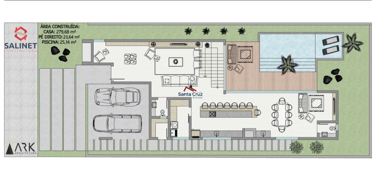 Imagem Sobrado com 3 Quartos à Venda, 361 m² em Jardim Dourado - Porto Belo