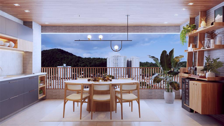 Imagem Apartamento com 2 Quartos à Venda, 75 m² em Forte - Praia Grande