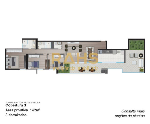 Imagem Cobertura com 3 Quartos à Venda, 142 m² em Centro - Joinville