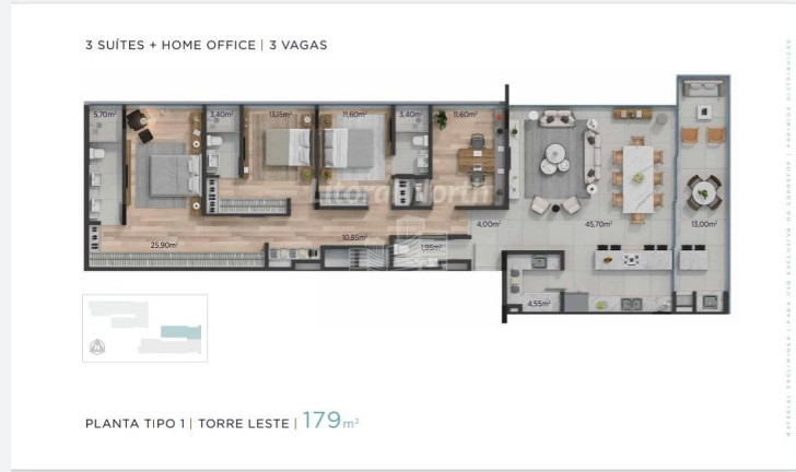 Imagem Apartamento com 3 Quartos à Venda, 126 m² em Praia Brava - Itajaí Imagem Apartamento com 3 Quartos à Venda, 126 m² em Praia Brava - Itajaí