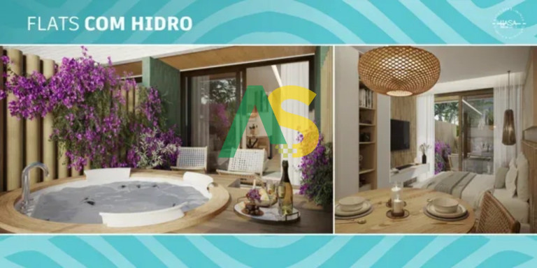 Imagem Flat com 1 Quarto à Venda, 36 m² em Merepe - Ipojuca