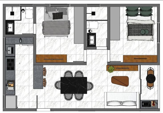 Imagem Apartamento com 2 Quartos à Venda, 55 m² em Bessa - João Pessoa Imagem Apartamento com 2 Quartos à Venda, 55 m² em Bessa - João Pessoa