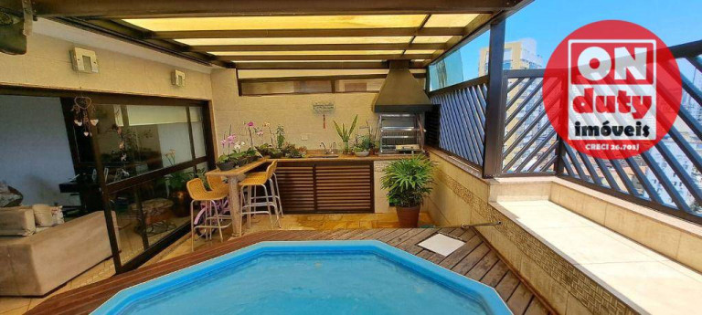 Imagem Cobertura com 3 Quartos à Venda, 156 m² em Embaré - Santos