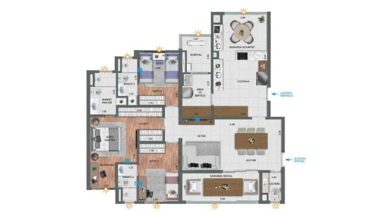 Imagem Apartamento com 3 Quartos à Venda, 131 m² em Jardim São Caetano - São Caetano Do Sul Imagem Apartamento com 3 Quartos à Venda, 131 m² em Jardim São Caetano - São Caetano Do Sul
