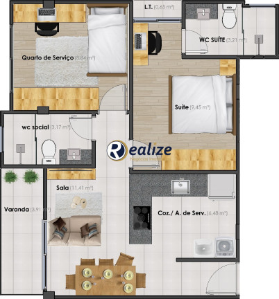 Imagem Imóvel com 2 Quartos à Venda, 127 m² em Praia Do Morro - Guarapari