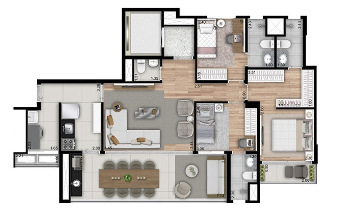 Imagem Apartamento com 3 Quartos à Venda, 116 m² em Ipiranga - São Paulo Imagem Apartamento com 3 Quartos à Venda, 116 m² em Ipiranga - São Paulo