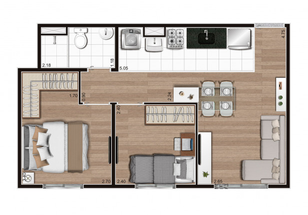 Imagem Apartamento com 2 Quartos à Venda, 40 m² em Vila Pirituba - São Paulo Imagem Apartamento com 2 Quartos à Venda, 40 m² em Vila Pirituba - São Paulo