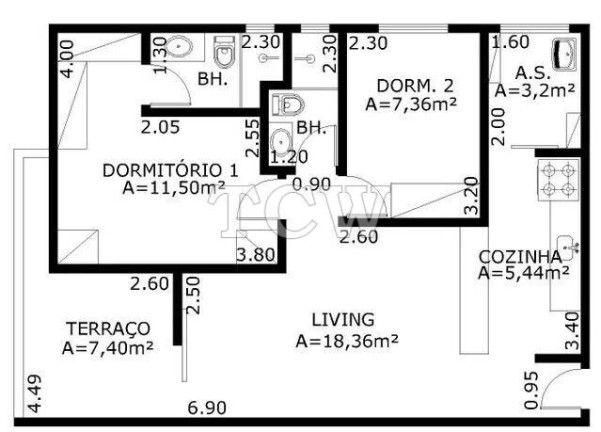 Imagem Apartamento com 2 Quartos à Venda, 74 m² em Vila Mariana - São Paulo