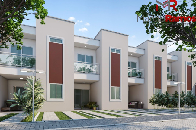 Casa com 3 Quartos à Venda, 99 m² em Proximo Ao Centro Do Eusébio - Aquiraz