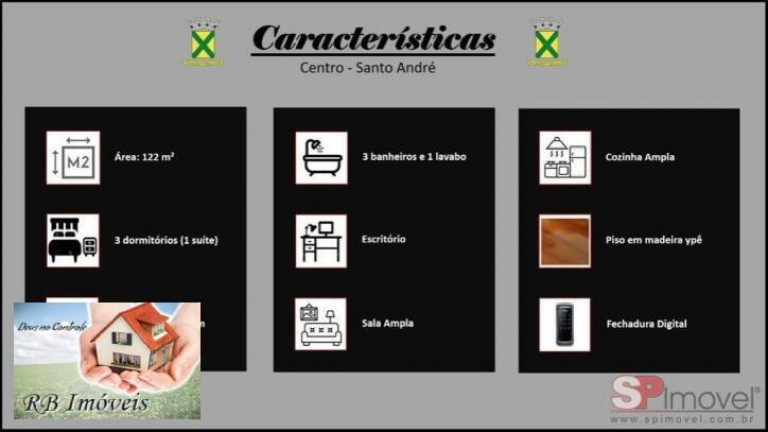 Imagem Apartamento com 4 Quartos à Venda, 122 m² em Vila Alzira - Santo André Imagem Apartamento com 4 Quartos à Venda, 122 m² em Vila Alzira - Santo André