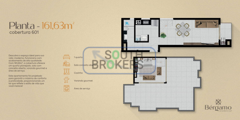 Imagem Apartamento com 2 Quartos à Venda, 30 m² em Tingui - Curitiba Imagem Apartamento com 2 Quartos à Venda, 30 m² em Tingui - Curitiba