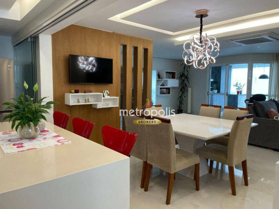 Apartamento com 3 Quartos à Venda, 186 m² em Jardim São Caetano - São Caetano Do Sul