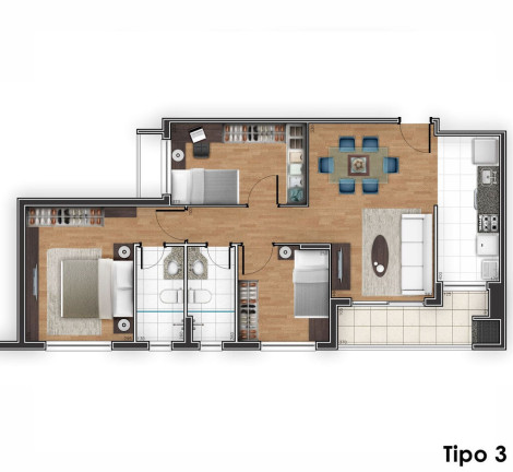 Imagem Apartamento com 3 Quartos à Venda, 77 m² em Cristo Rei - Curitiba Imagem Apartamento com 3 Quartos à Venda, 77 m² em Cristo Rei - Curitiba