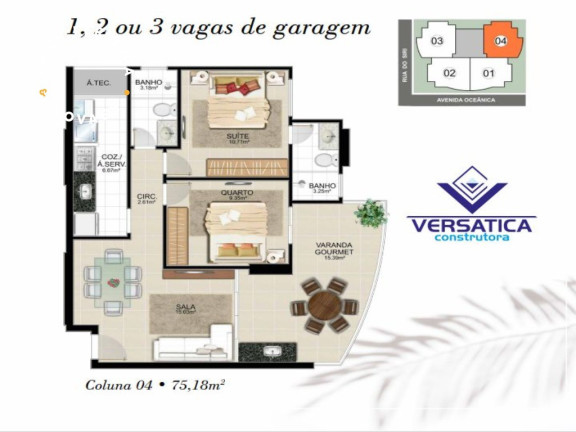 Imagem Apartamento com 2 Quartos à Venda, 78 m² em Praia Do Morro - Guarapari Imagem Apartamento com 2 Quartos à Venda, 78 m² em Praia Do Morro - Guarapari