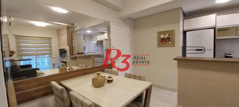 Imagem Apartamento com 1 Quarto para Alugar, 50 m² em Gonzaga - Santos Imagem Apartamento com 1 Quarto para Alugar, 50 m² em Gonzaga - Santos