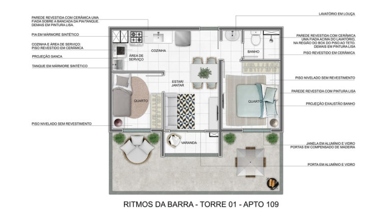 Apartamento com 2 Quartos à Venda, 35 m² em Várzea Da Barra Funda - São Paulo