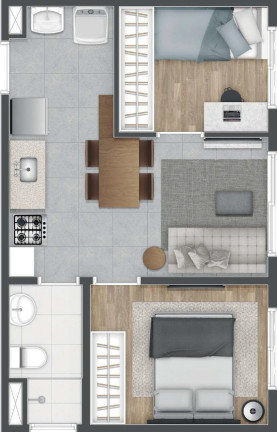 Imagem Apartamento com 2 Quartos à Venda, 34 m² em Cursino - São Paulo Imagem Apartamento com 2 Quartos à Venda, 34 m² em Cursino - São Paulo