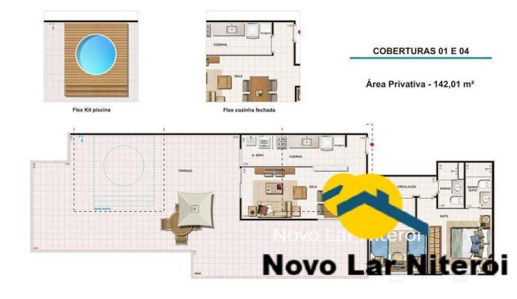 Imagem Cobertura com 2 Quartos à Venda, 142 m² em Maria Paula - Niterói Imagem Cobertura com 2 Quartos à Venda, 142 m² em Maria Paula - Niterói