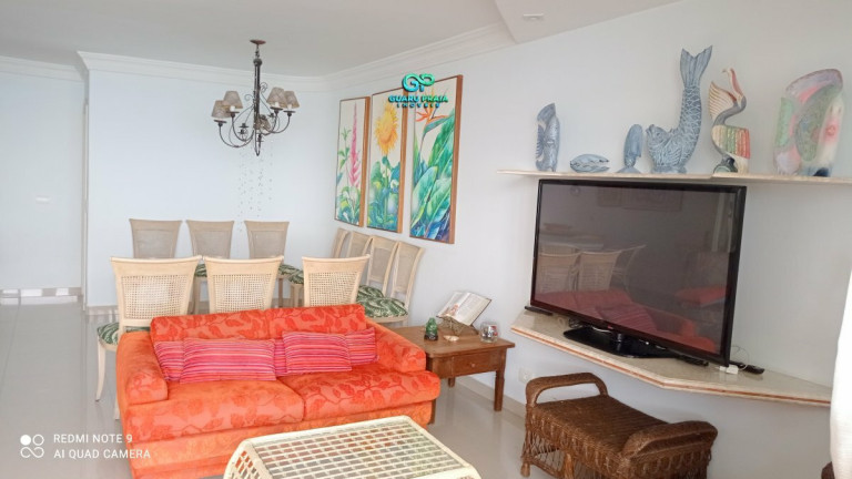 Imagem Apartamento com 4 Quartos para Alugar, 190 m² em Astúrias - Guarujá