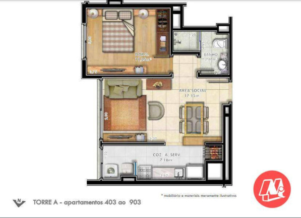 Imagem Apartamento com 2 Quartos à Venda, 82 m² em Passo D'areia - Porto Alegre