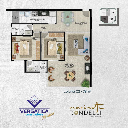 Imagem Apartamento com 2 Quartos à Venda, 78 m² em Praia Do Morro - Guarapari Imagem Apartamento com 2 Quartos à Venda, 78 m² em Praia Do Morro - Guarapari