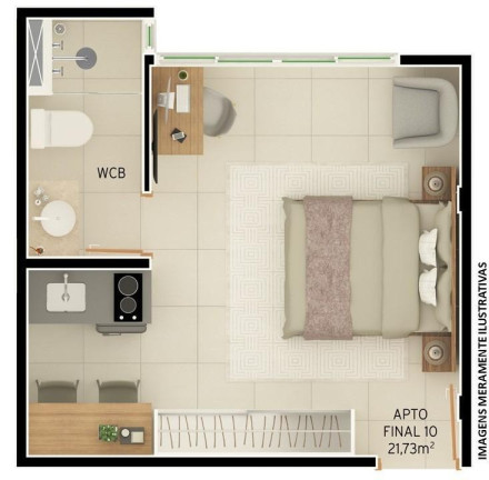 Imagem Apartamento com 1 Quarto à Venda, 24 m² em Intermares - Cabedelo Imagem Apartamento com 1 Quarto à Venda, 24 m² em Intermares - Cabedelo