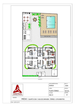 Apartamento com 1 Quarto à Venda, 42 m² em Rosário - Pirassununga