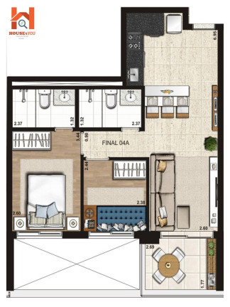 Imagem Apartamento com 2 Quartos à Venda, 58 m² em água Branca - São Paulo Imagem Apartamento com 2 Quartos à Venda, 58 m² em água Branca - São Paulo