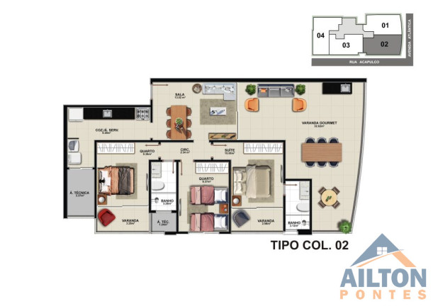 Imagem Apartamento com 3 Quartos à Venda, 103 m² em Praia Do Morro - Guarapari Imagem Apartamento com 3 Quartos à Venda, 103 m² em Praia Do Morro - Guarapari