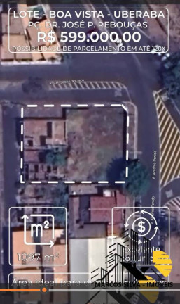 Imagem Terreno à Venda, 1.097 m² em Boa Vista - Uberaba Imagem Terreno à Venda, 1.097 m² em Boa Vista - Uberaba