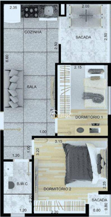 Imagem Apartamento com 2 Quartos à Venda, 43 m² em Vila Matilde - São Paulo