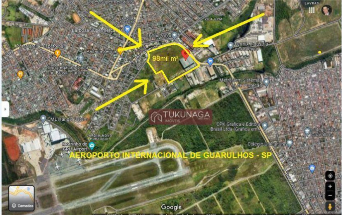 Imagem Galpão à Venda, 82.000 m² em Jardim Presidente Dutra - Guarulhos Imagem Galpão à Venda, 82.000 m² em Jardim Presidente Dutra - Guarulhos