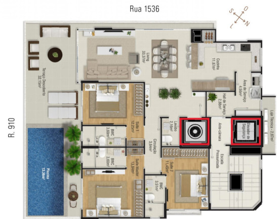 Imagem Apartamento com 3 Quartos à Venda, 172 m² em Centro - Balneário Camboriú Imagem Apartamento com 3 Quartos à Venda, 172 m² em Centro - Balneário Camboriú