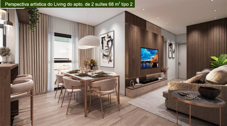 Imagem Apartamento com 2 Quartos à Venda, 69 m² em Forte - Praia Grande