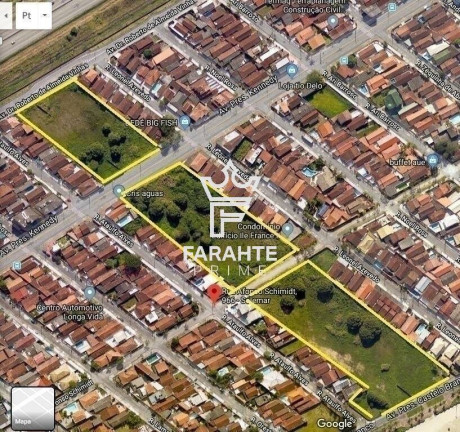 Terreno à Venda, 9.312 m² em Solemar - Praia Grande