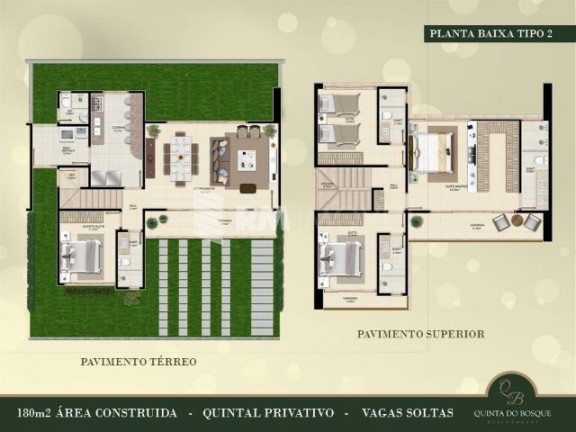 Imagem Casa de Condomínio com 4 Quartos à Venda, 181 m² em Buraquinho - Lauro De Freitas Imagem Casa de Condomínio com 4 Quartos à Venda, 181 m² em Buraquinho - Lauro De Freitas