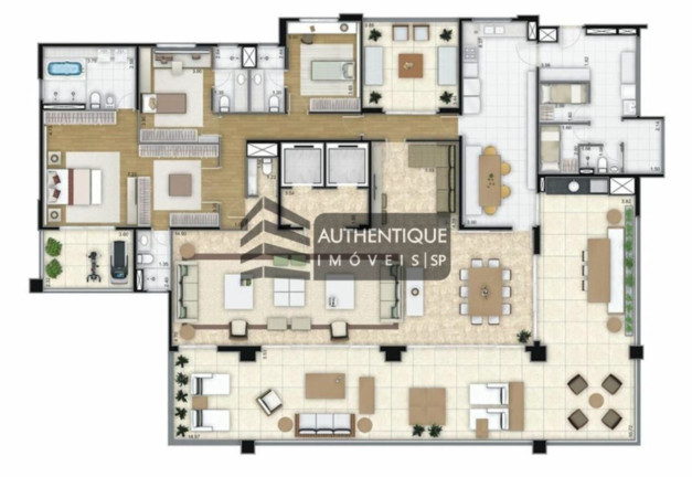 Imagem Apartamento com 4 Quartos à Venda, 398 m² em Jardim Anália Franco - São Paulo Imagem Apartamento com 4 Quartos à Venda, 398 m² em Jardim Anália Franco - São Paulo