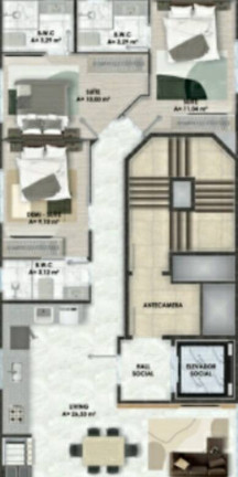 Imagem Apartamento com 3 Quartos à Venda, 83 m² em Perequê - Porto Belo Imagem Apartamento com 3 Quartos à Venda, 83 m² em Perequê - Porto Belo