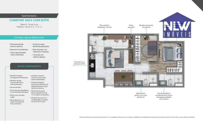 Imagem Apartamento com 2 Quartos à Venda, 46 m² em Santana - São Paulo