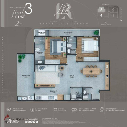 Imagem Apartamento com 2 Quartos à Venda, 107 m² em Vila Guilhermina - Praia Grande Imagem Apartamento com 2 Quartos à Venda, 107 m² em Vila Guilhermina - Praia Grande