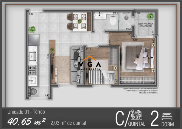 Imagem Apartamento com 2 Quartos à Venda, 40 m² em Artur Alvim - São Paulo
