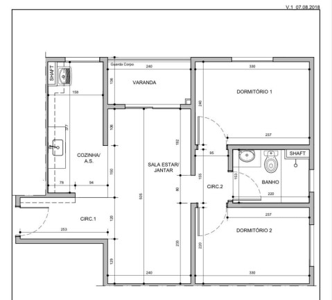 Imagem Apartamento com 2 Quartos à Venda,  em Santa Terezinha - Santo André
